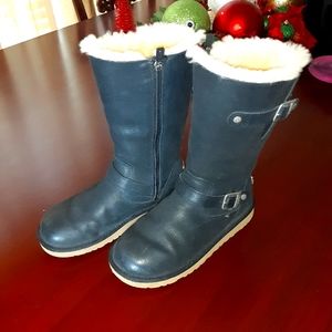 UGG AUSTRALIA KENSINGTON BLACK TALL BOOTS 1969